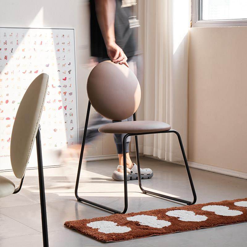 意式极简家用餐椅艺术铁艺椅子中古复古休闲椅网红靠背凳子餐桌椅,住宅家具,餐椅,淘宝优惠券,粉丝福利购,淘宝优惠卷