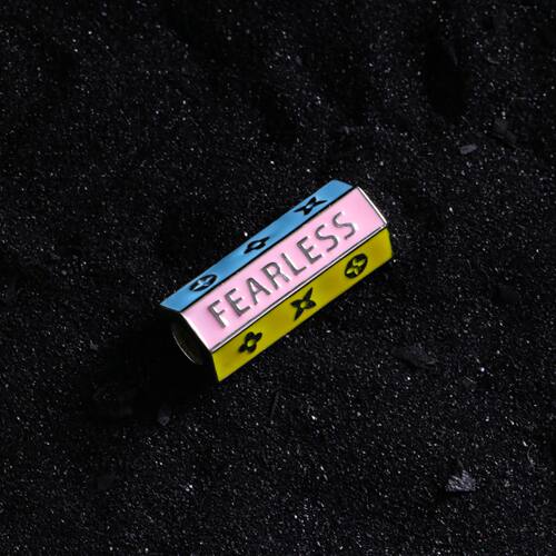 吊坠925银 多巴胺彩色四叶草糖果老花HAPPY桶珠吊坠 M8697