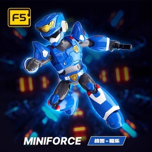 F5积木人正版迷你特工队7超级战警力量关节可动人偶公仔男孩儿童