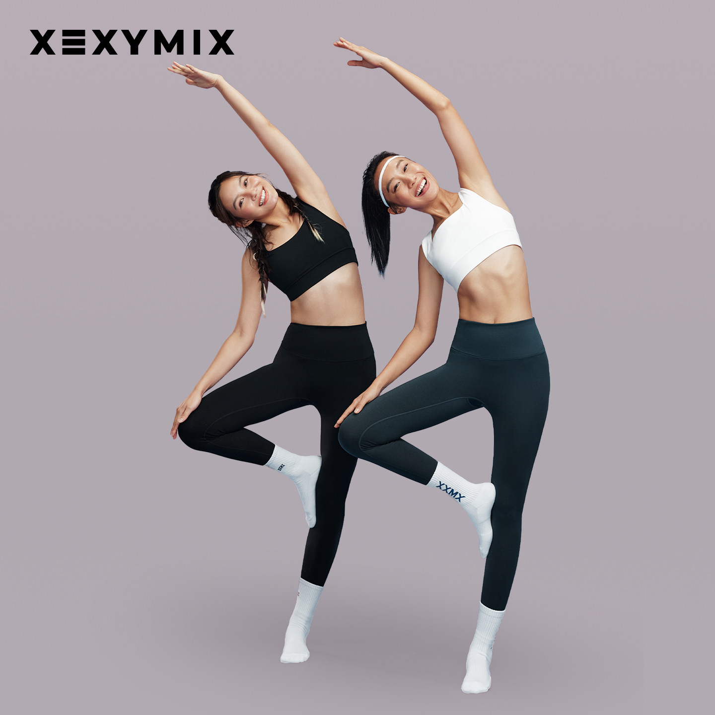 xexymix杰克茜韩国进口XELLA弹力休闲运动健身紧身显瘦瑜伽裤外穿