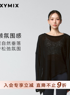 xexymix杰克茜韩国进口女仿毛衫长袖T恤瑜伽健身跑步XFK1ER1101