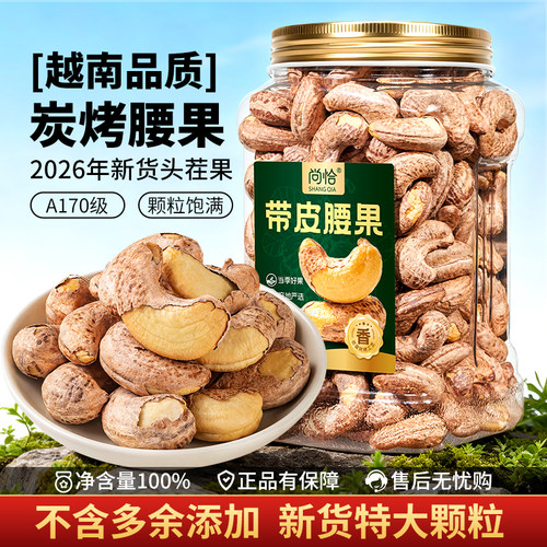 带皮腰果A170特大颗粒