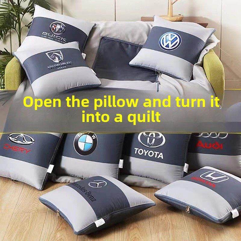 枕头被两用四季午睡枕头被汽车内垫办公室加厚折叠毯二合一,居家布艺,抱枕被,淘宝优惠券,粉丝福利购,淘宝优惠卷