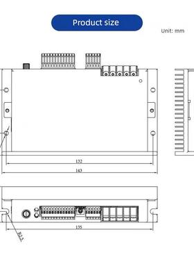 ZD中大力德电机 ZBLD.C20-400LR低压直流无刷驱动器控制器调速器