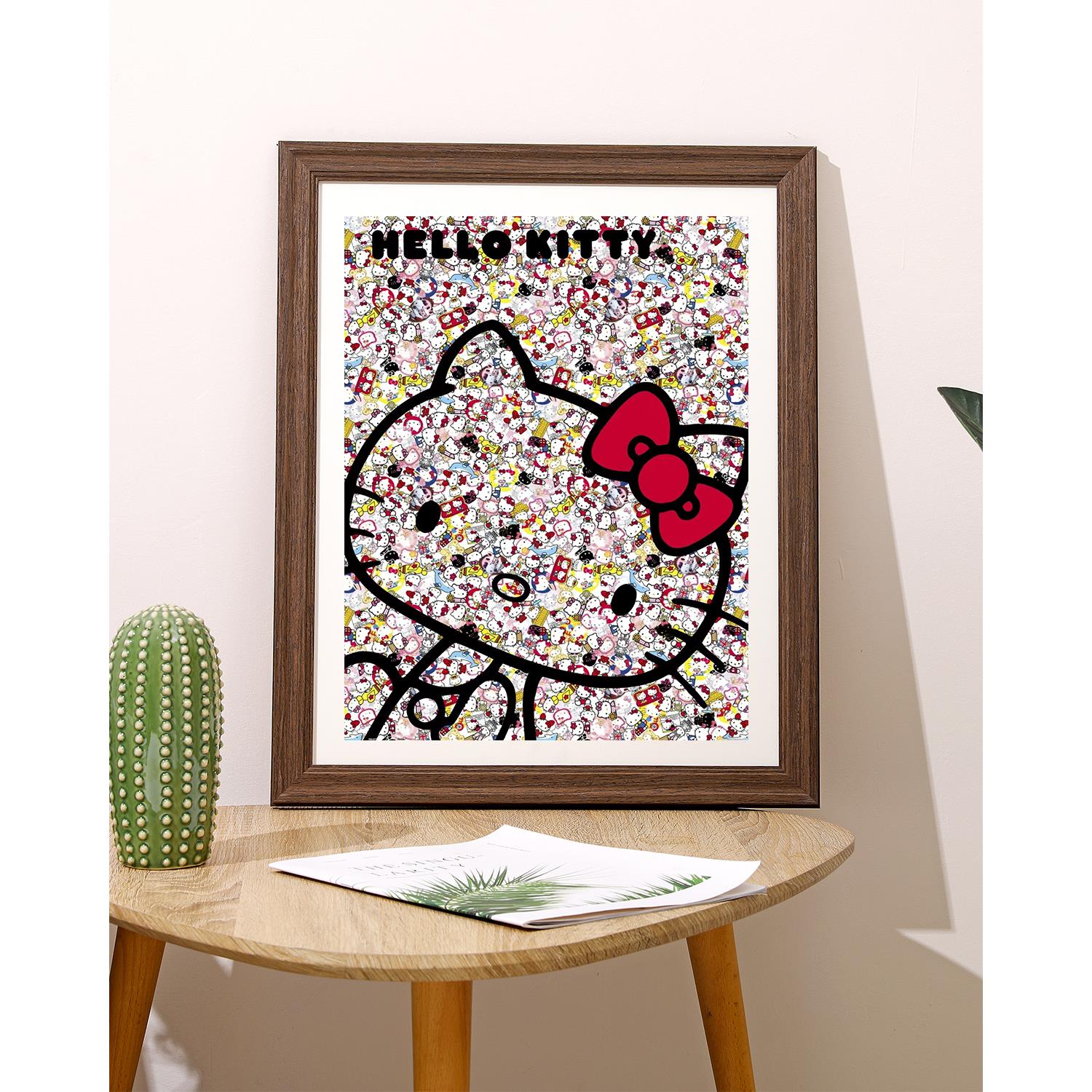 现代简约3djp拼图框58.8×72.8装裱拼图框架1200片300片600片定制