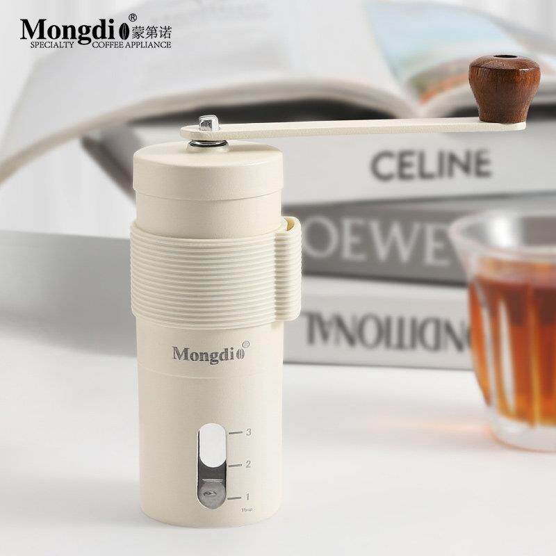 Mongdio手磨咖啡机手摇磨豆机不锈钢咖啡豆研磨机磨咖啡豆手动