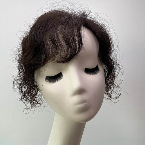假发女卷发片隐形无痕大波浪卷发假发片头顶补发真发发片轻薄透气