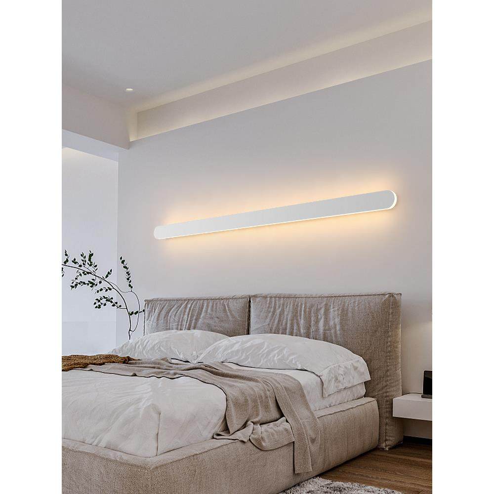 极简电视背景墙格栅灯简约卧室床头壁灯墙灯长条2025年新款艺术灯