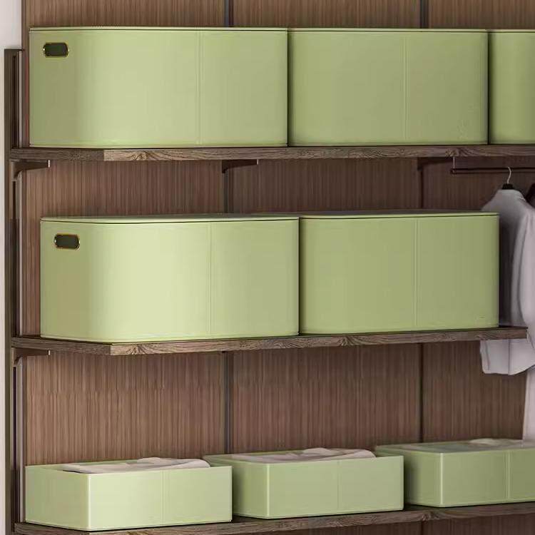 【新品限量】不止收纳皮质收纳箱整理箱衣柜大容量家用防尘储物箱