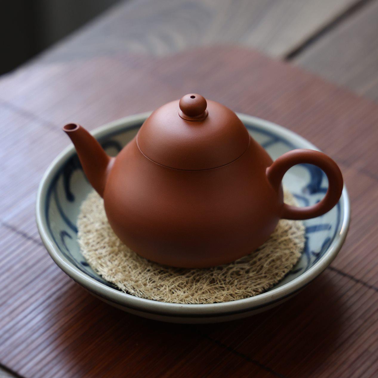 库存小壶承 干泡台 青花手绘壶托 潮州手拉壶壶承 茶盘茶海紫砂壶