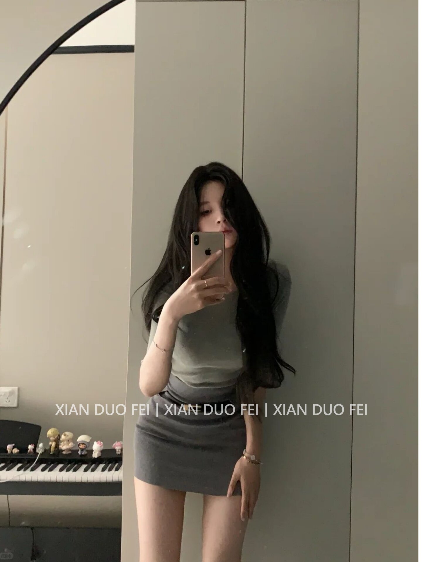 淡人高知穿搭一整套御姐辣妹风修身显瘦上衣百搭包臀短裙夏季套装