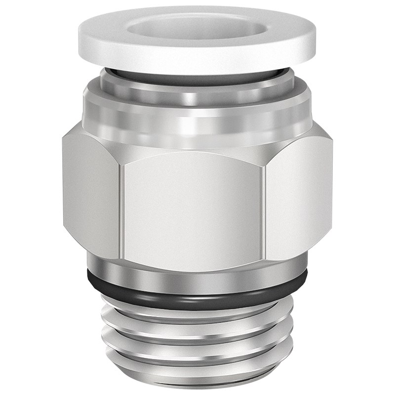 热销G螺纹PC8-02不锈钢气管快速快插接头304直通气动电磁阀接头10