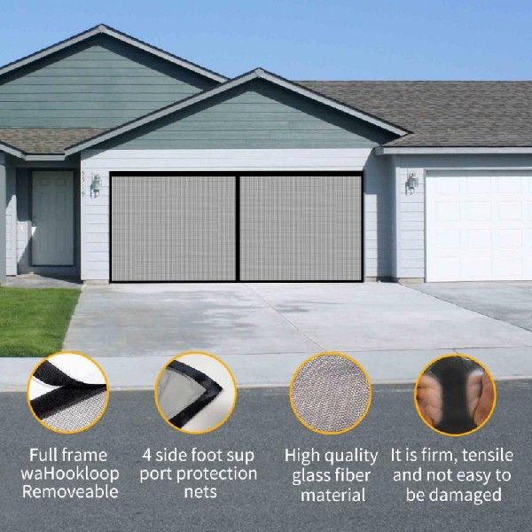 新品Garage Insect Net Seamless Insect Bird Barrier Net Balco