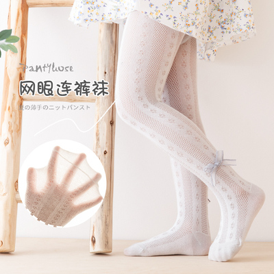 女童连裤袜夏季薄款纯棉a类