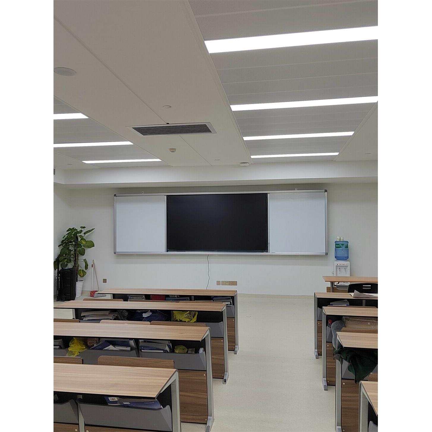 推拉黑板教学书写黑板左右移动推拉黑板教室绿板白板1.3乘4米绿板
