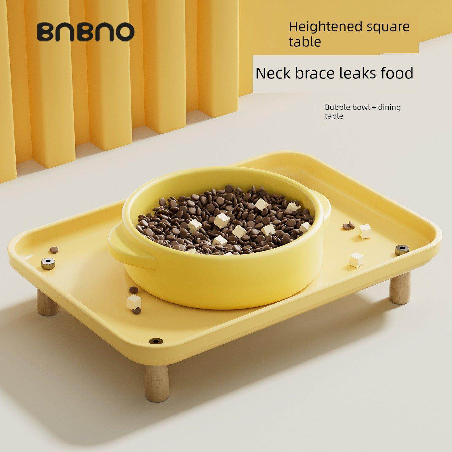 Bnbno猫碗陶瓷高架猫食碗，猫饭碗，饮水碗，不易磕碰，保护宠物,宠物/宠物食品及用品,猫狗碗/慢食碗,淘宝优惠券,粉丝福利购,淘宝优惠卷