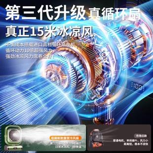 户外风扇露营钓鱼超长续航充电小风扇静音挂帐篷野营夏天摇头1578