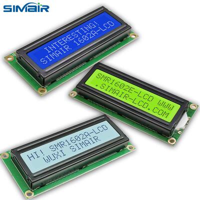 1602 字符点阵 液晶屏模组 5/3.3V 16*2 显示屏模块 LCD 1602A