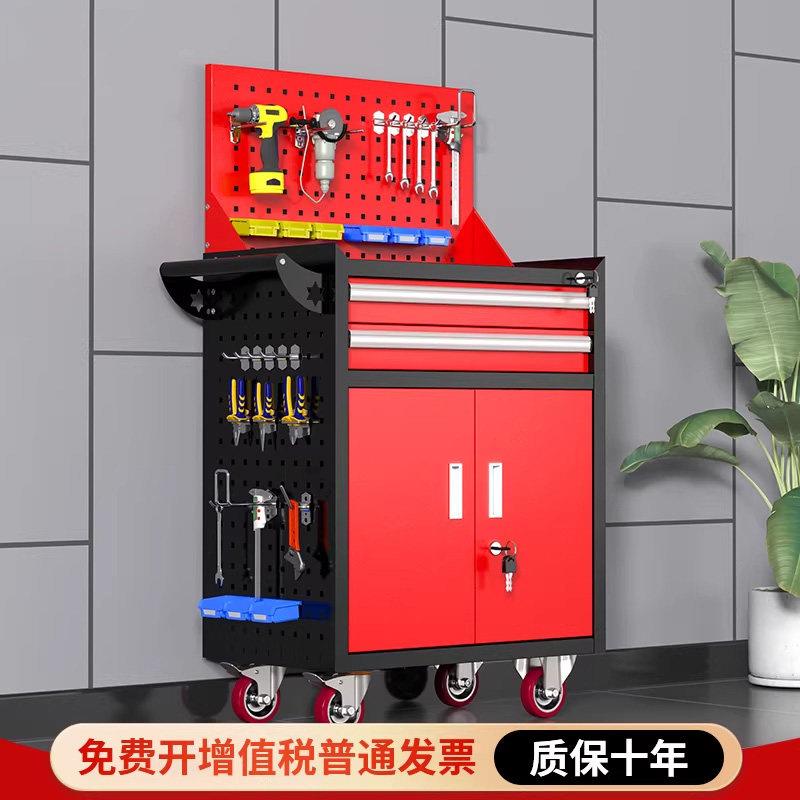 汽修工具车小推车多功能移动工具铁柜车间维修工业用具五金收纳箱