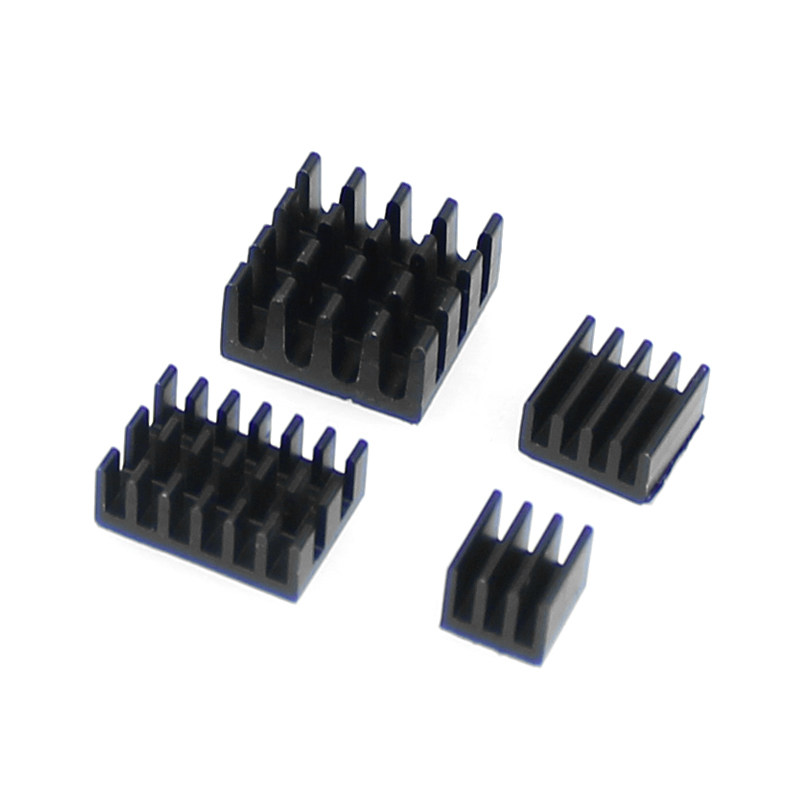 树莓派Raspberry pi ZERO/3B/4B 背胶散热片 SOC显存降温导热铜片