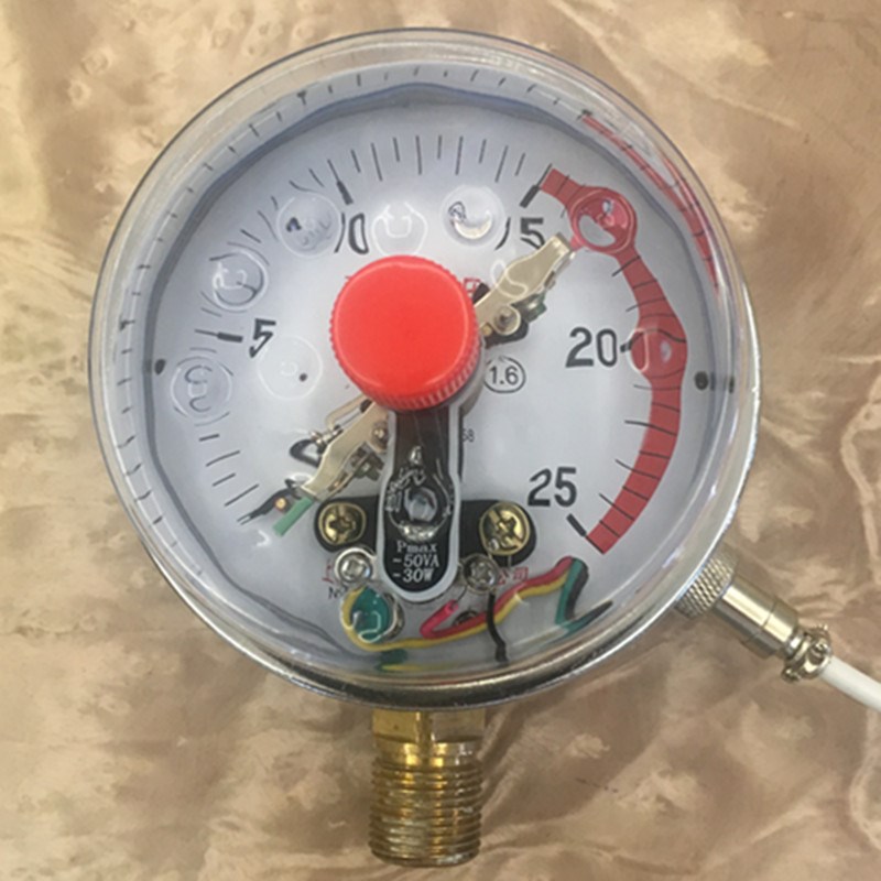 YNXC100注塑机电接点耐震压力表0-40mpa磁助式电接点压力表25mpa