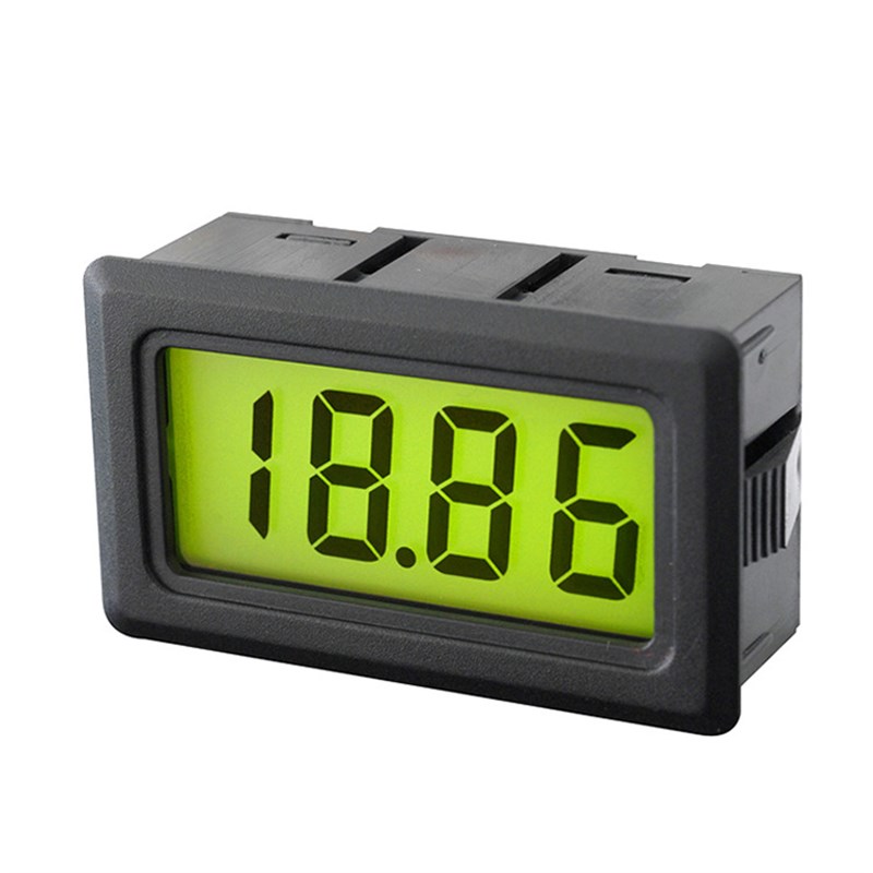 三位半小型LCD液晶数显直流电压电流表0-10v模拟量数字面板毫安表