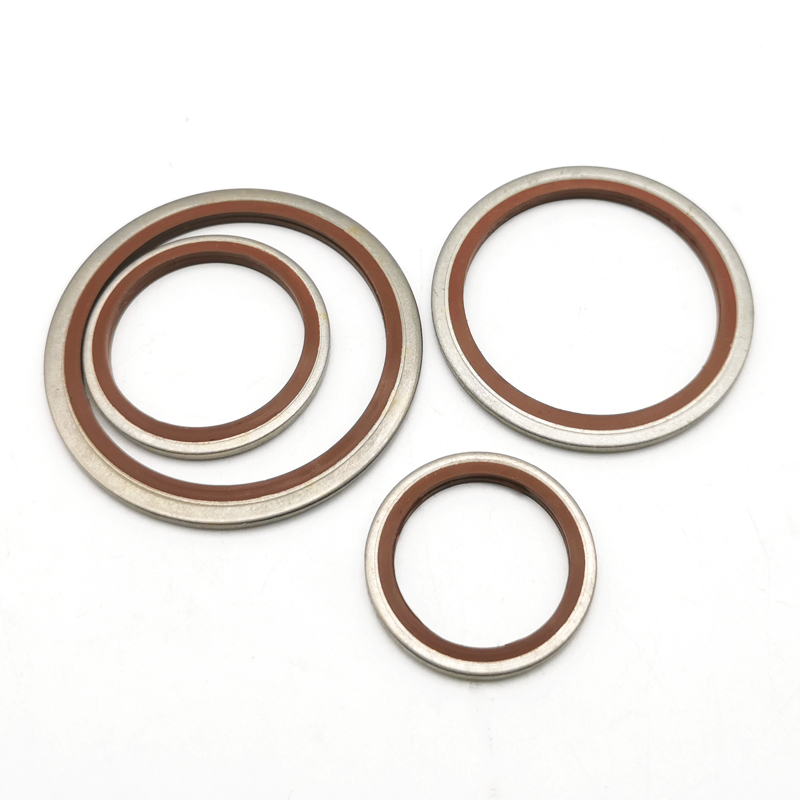 JB982氟胶不锈钢304组合垫圈垫片密封圈O型圈骨架油封/英制组合垫