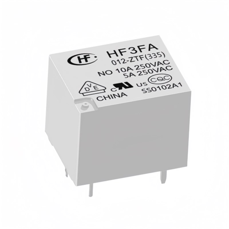 10A原装宏发继电器 HF3FA 005 012 024-HST ZST HTF 4/5脚 12VDC