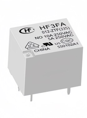 10A原装宏发继电器 HF3FA 005 012 024-HST ZST HTF 4/5脚 12VDC