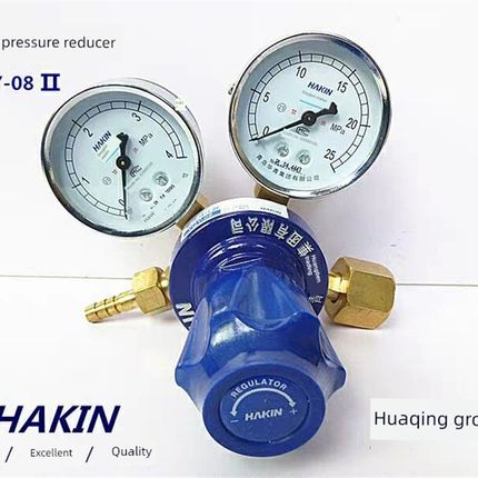 青岛新款减压器HAKIN华青YQY-08氧气瓶压力表调压稳安装工程气体