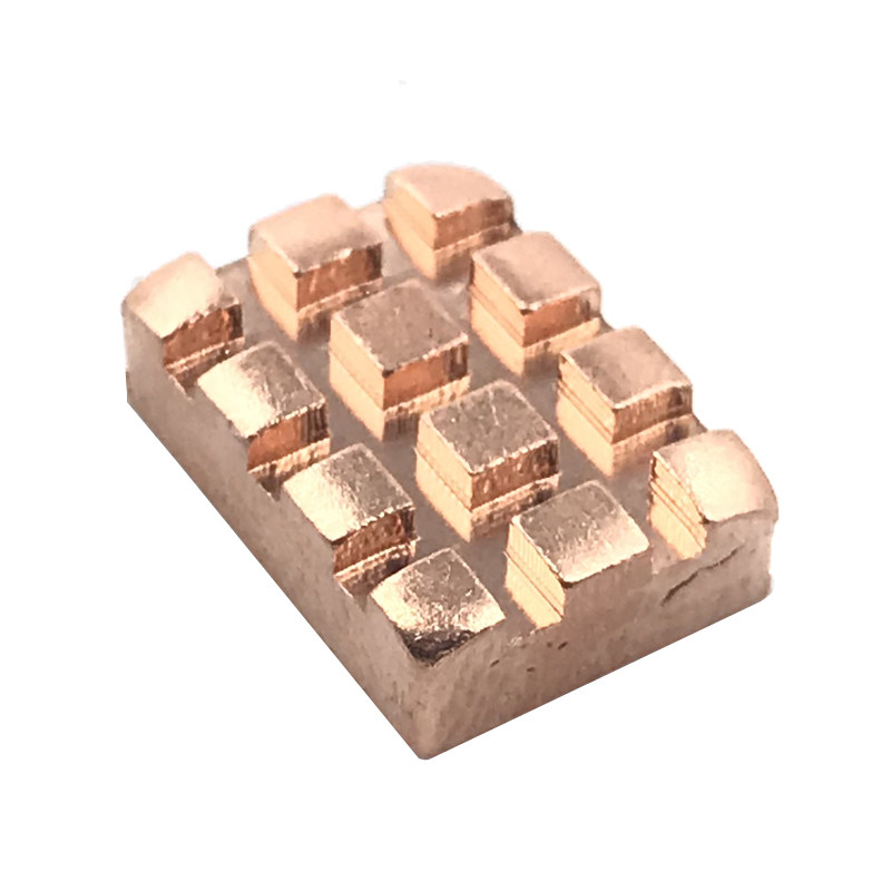 树莓派4B PI 4B 内存芯片铜散热片14*10*4MM铜片散热器带导热背胶