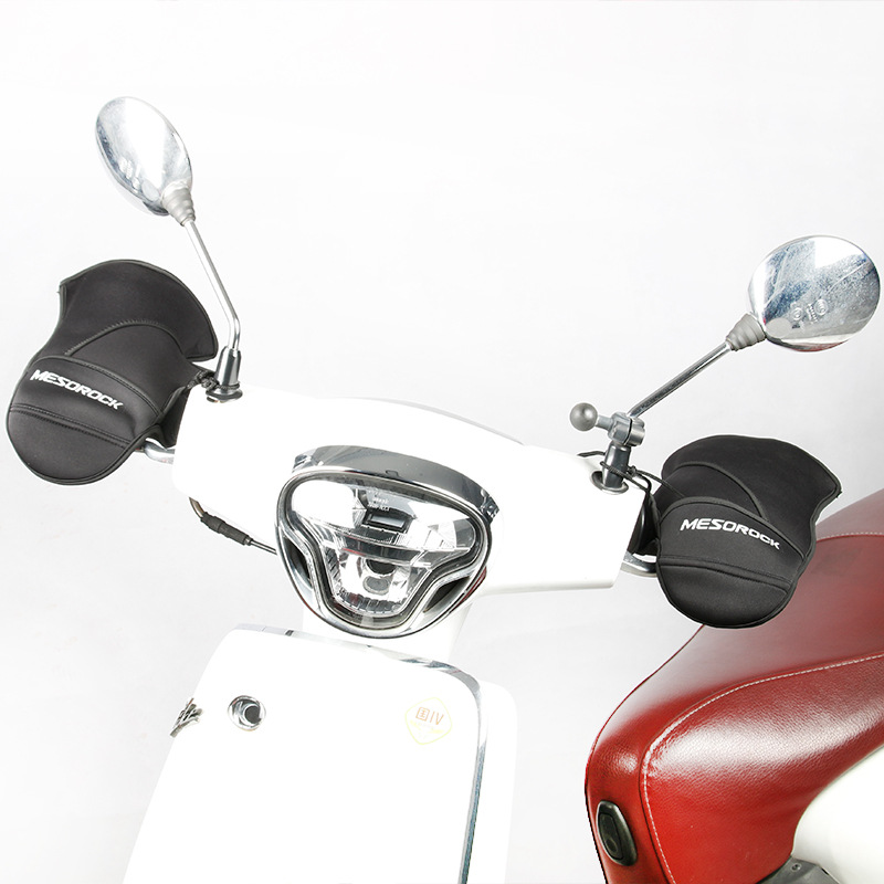 冬季防风手把套户外防水防寒车把骑行装备摩托车通勤保暖加绒手套