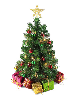 圣诞节装饰礼品 mini45cm白色圣诞树装饰品60cm圣诞树套餐