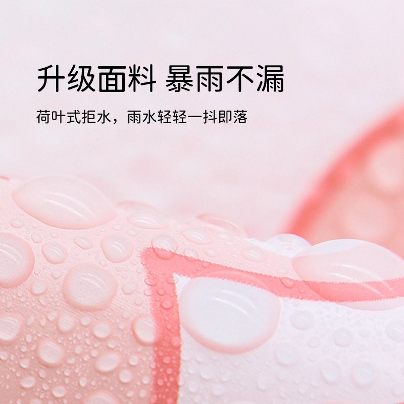 热销儿童雨衣女童女孩中童初中带大书包位上学专用接送玩水专用斗