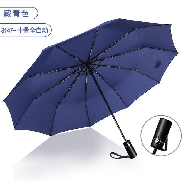 热销8骨10骨全自动伞配件折叠伞伞头自动伞把伞柄按钮开关太阳伞