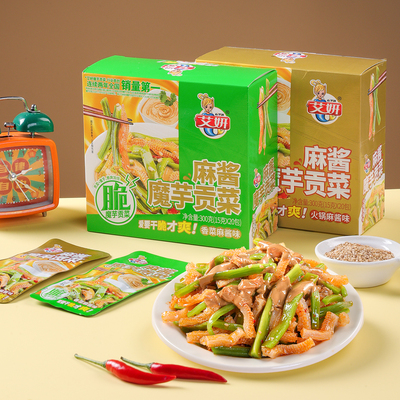 艾妍贡菜魔芋麻酱即食300g