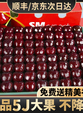 智利车厘子进口新鲜水果包邮礼盒高端3j4j5J大樱桃当季现货净重