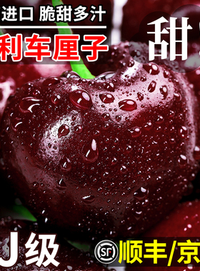 智利进口车厘子新鲜水果大樱桃5斤装礼盒包邮3j4j5j脆甜孕妇生鲜