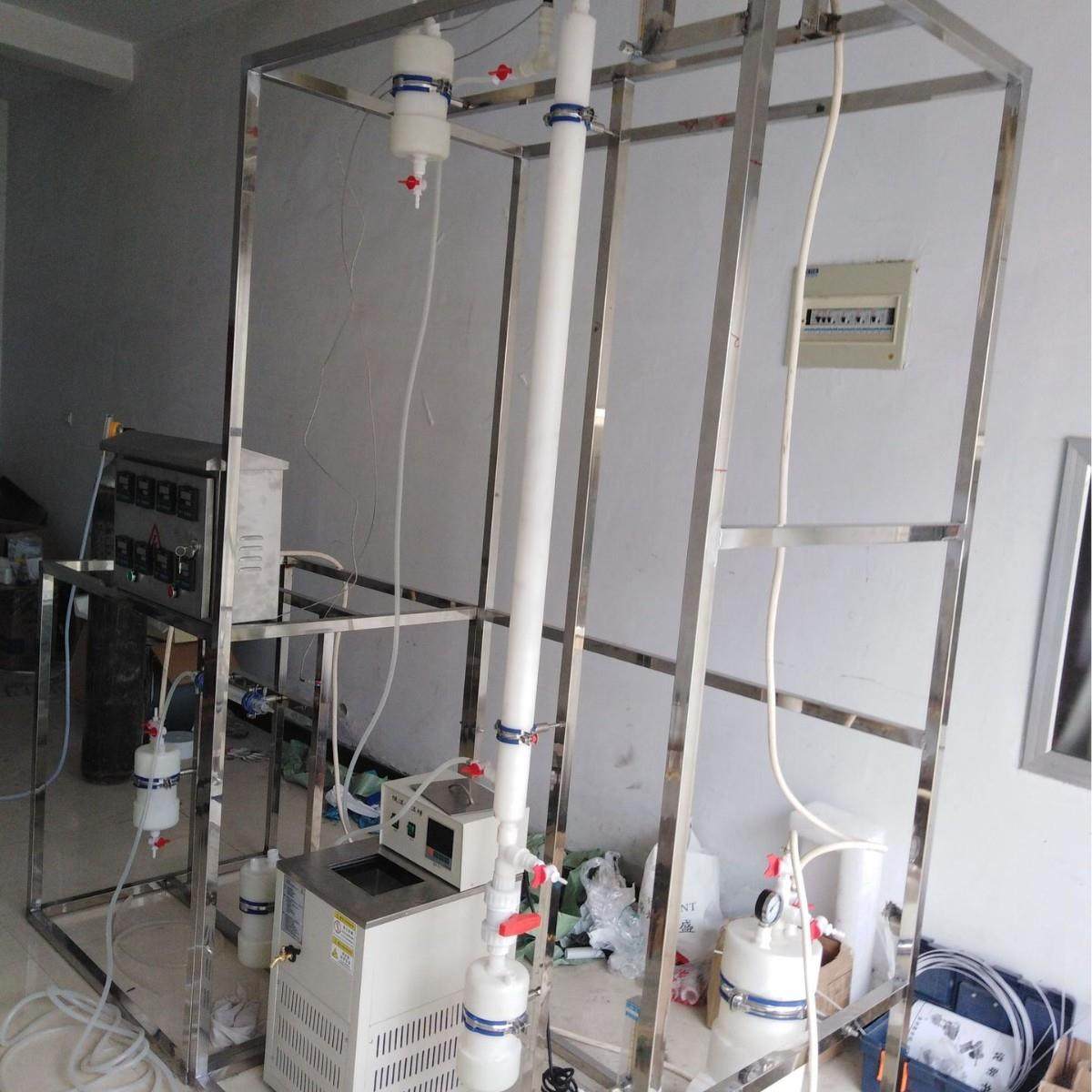 铝合金精馏设备四氟精馏装置不锈钢精馏塔聚丙烯精馏塔精馏塔