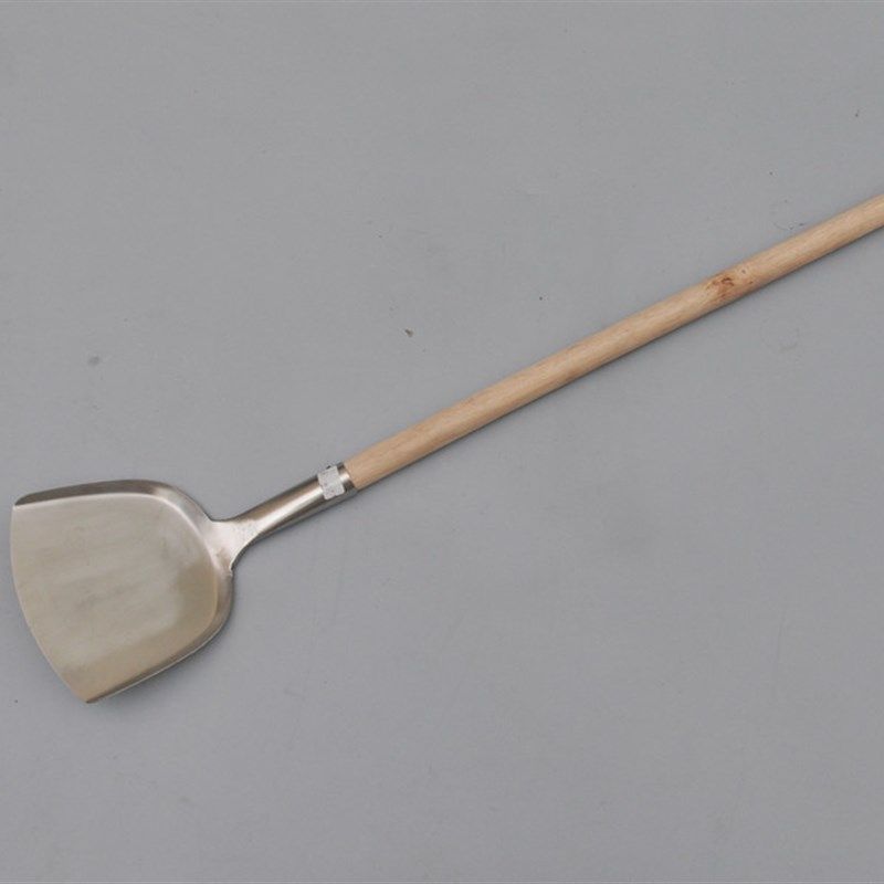 木柄一米锅铲 加厚不锈钢铲子商用大锅灶锅铲 特大食堂加长铲