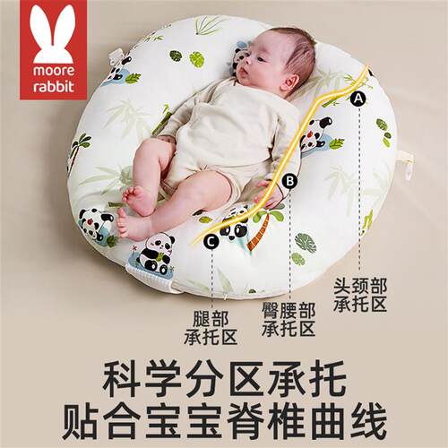 婴儿防吐奶斜坡垫宝宝斜坡枕新生儿防溢奶躺睡神器床中床哺乳枕头