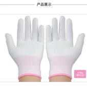 劳保尼龙无尘工作电子厂食品厂礼仪防护防静电手套透气手套 包邮