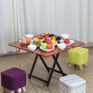 简易便携式手提矮折叠桌户外小吃家用方桌子阳台简约折叠轻便小桌