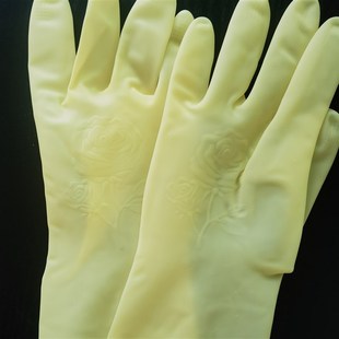 七仙女小手瘦小薄款橡胶手套加厚耐用型家务清洁洗碗洗衣防水防滑