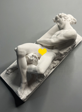 北欧简约复古艺术石膏像人物雕塑酒柜玄关装饰摆件美术教具礼物