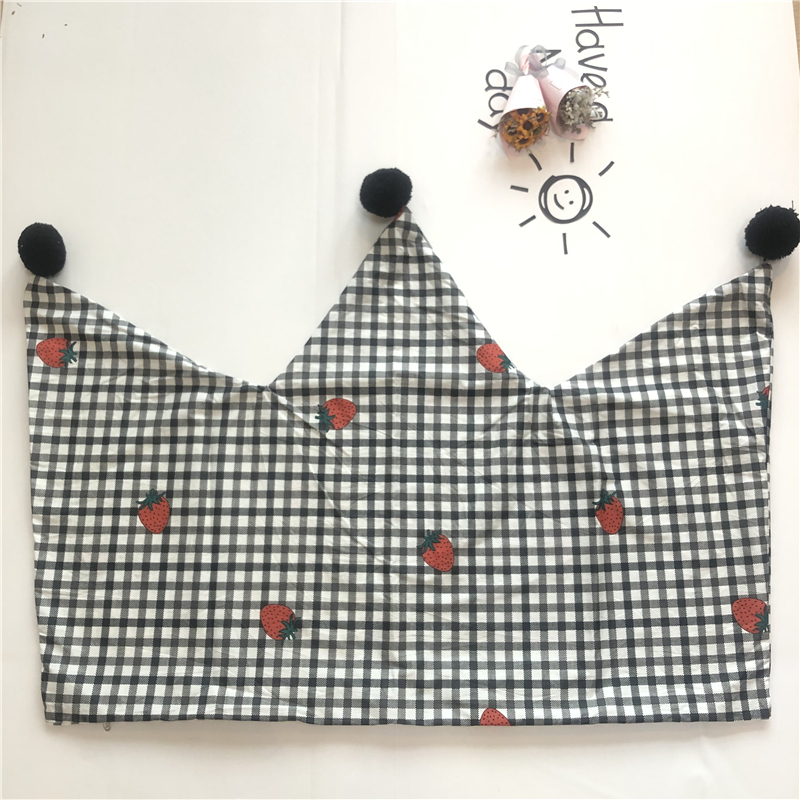 【靠背单套子不含芯】全棉皇冠床头靠枕床上大靠背套靠垫套子