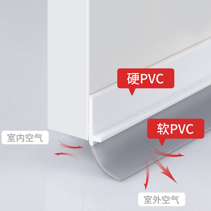 自粘房门底密封条门缝隙隔音防风贴挡水条蟑螂冬天卫生间门下胶条