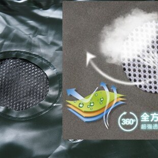 新款牛筋分体套装户外工程农渔业不渗水耐用雨衣雨裤软面料无气味