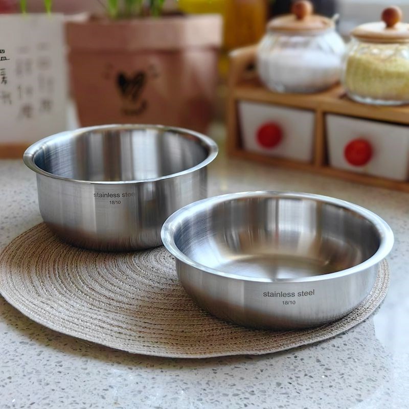 很小 闭眼入304不锈钢加厚加深打蛋料理腌肉盆配菜调料小碗14cm图片