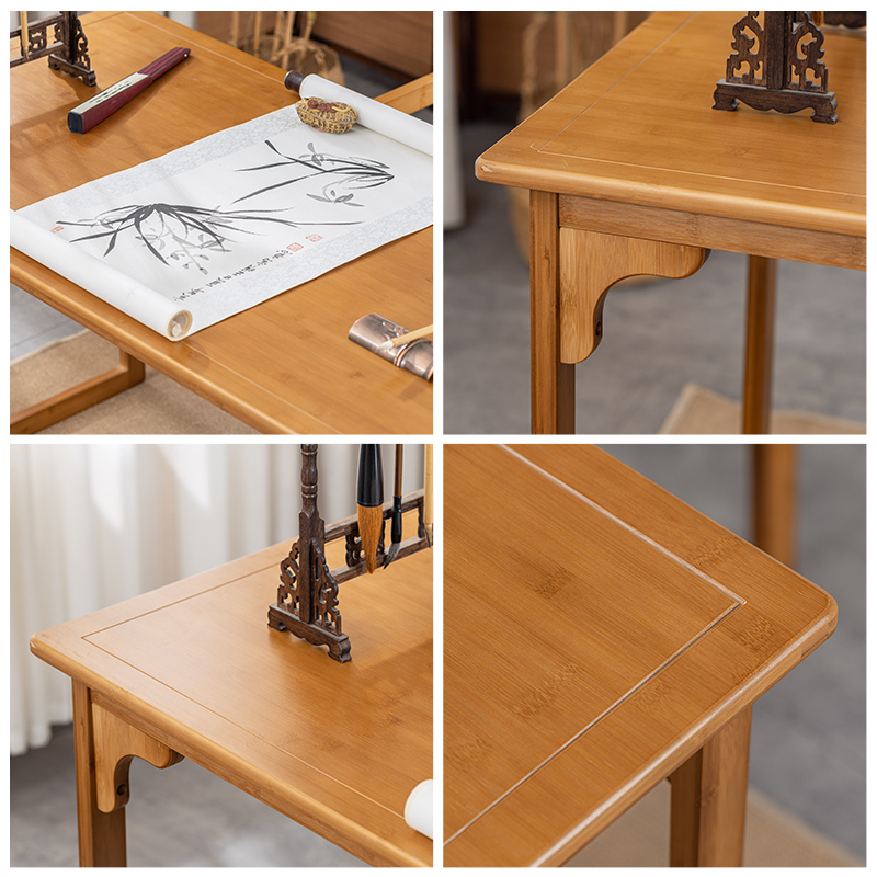 书桌新中式书法桌画案家用简约禅意办公桌办公桌书桌书画桌桌子